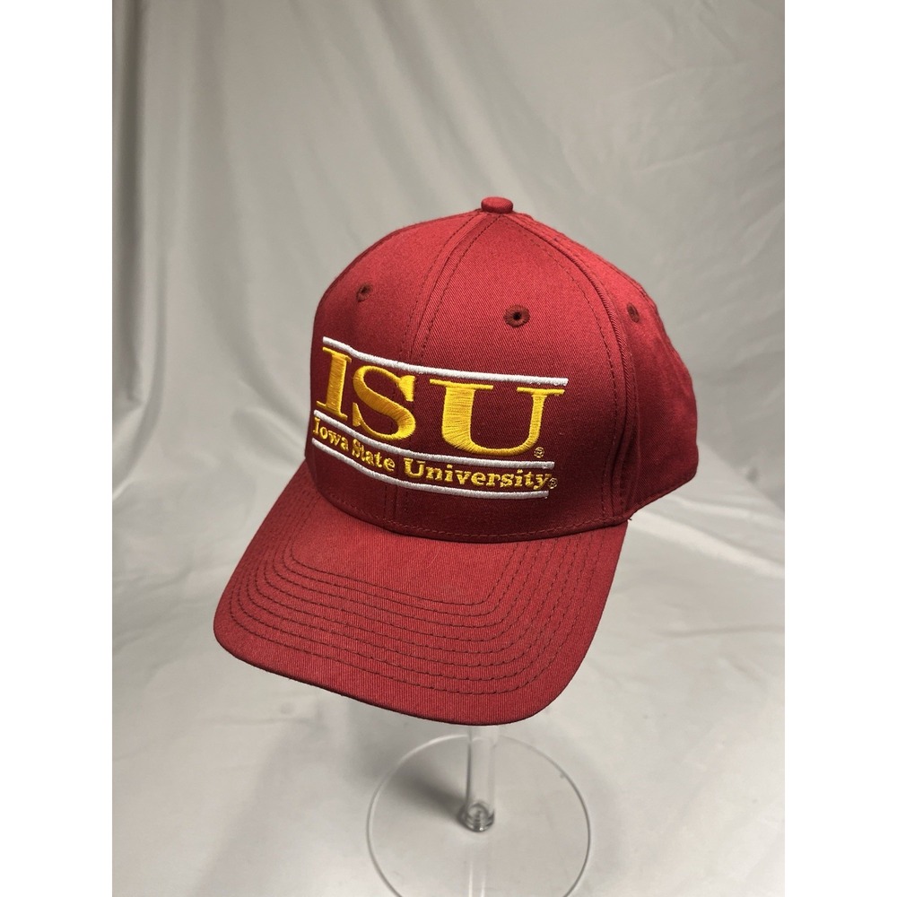 Vintage Iowa State University ISU The Game 25th Anniversary Snapback Hat Maroon